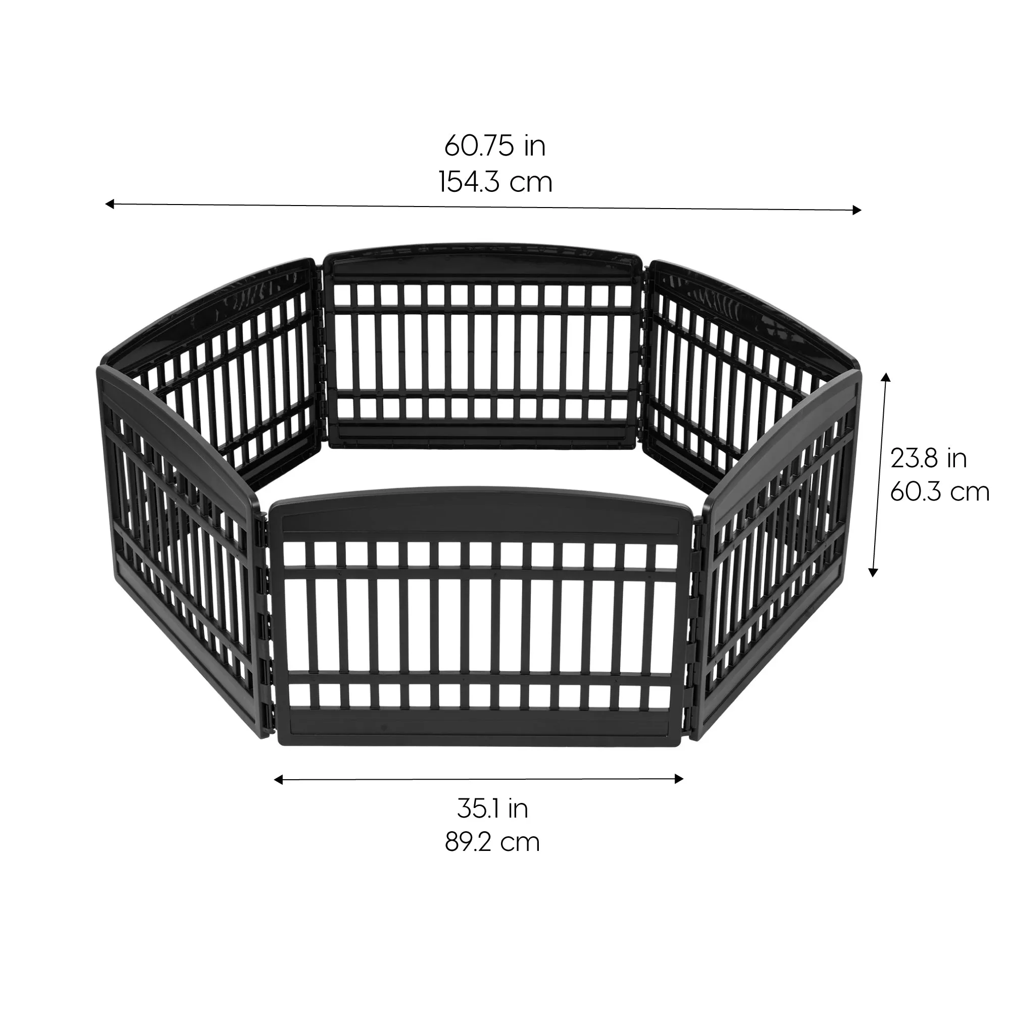 24" Exercise 6-Panel Pet Playpen without door