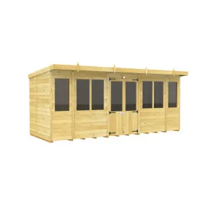 5ft x 16ft Pent Summer House