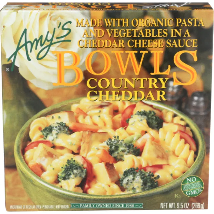 Amy's - Bowl Country Cheddar Organic, 9.5 Oz - Pack Of 12