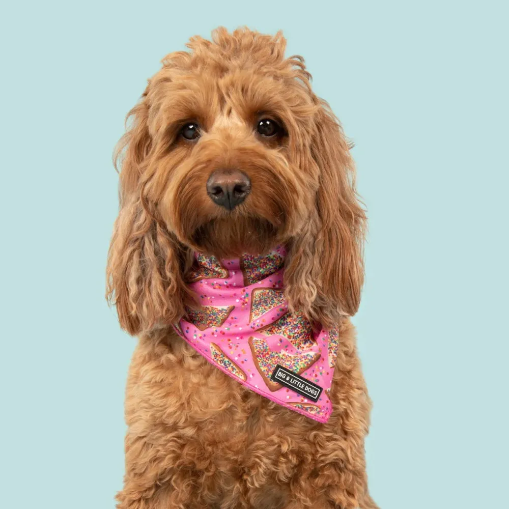 Big & Little Dogs Pink Fairy Bread Bandana