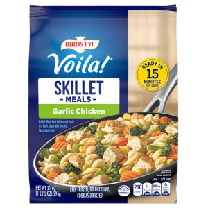 Birds Eye Voila! Garlic Chicken Skillet Frozen Meal, 21 oz