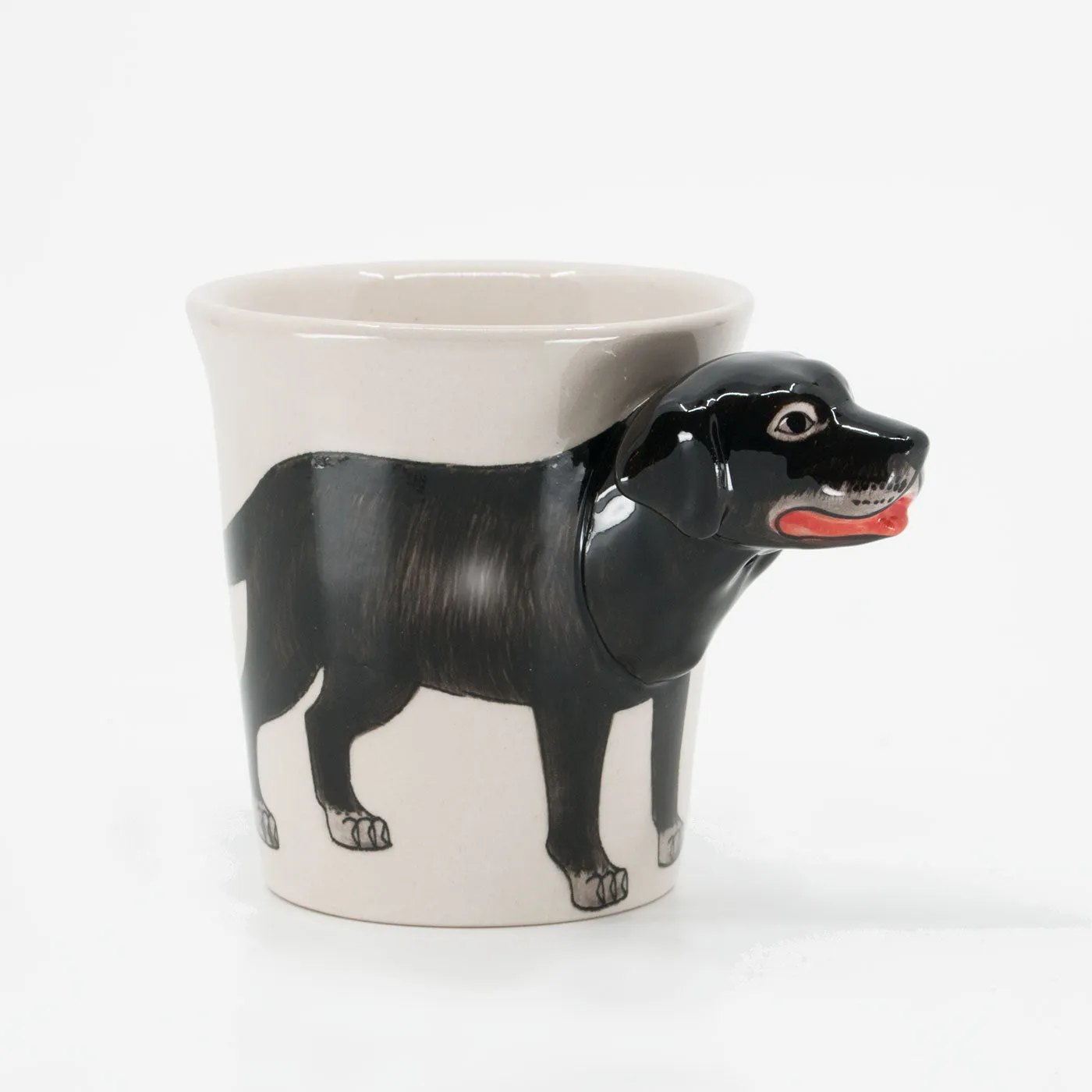 Black Lab Hand-painted Dog Mug