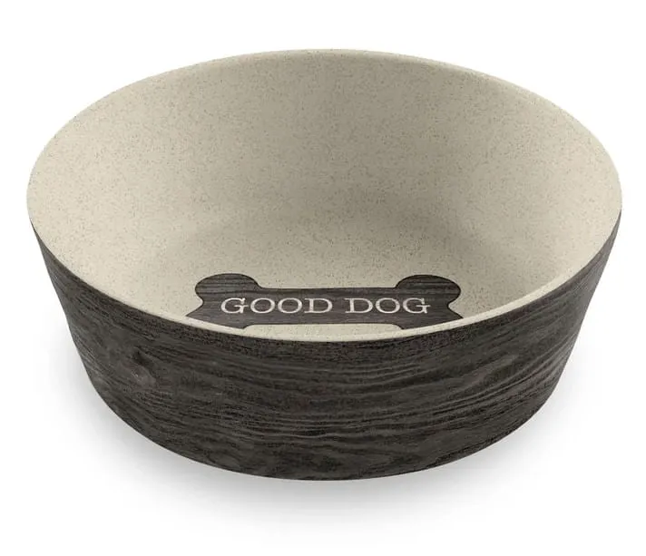 Blackened Wood Bone Bowl