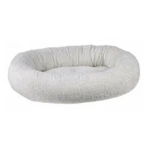 Bowsers Donut Dog Bed Faux Sheepskin Ivory