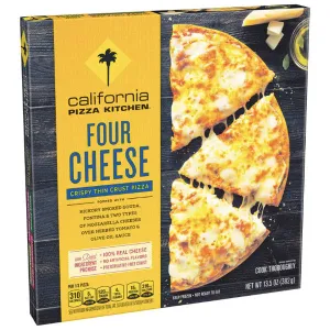 California Pizza Kitchen Crispy Thin Crust Four Cheese Frozen Pizza, 13.5 oz