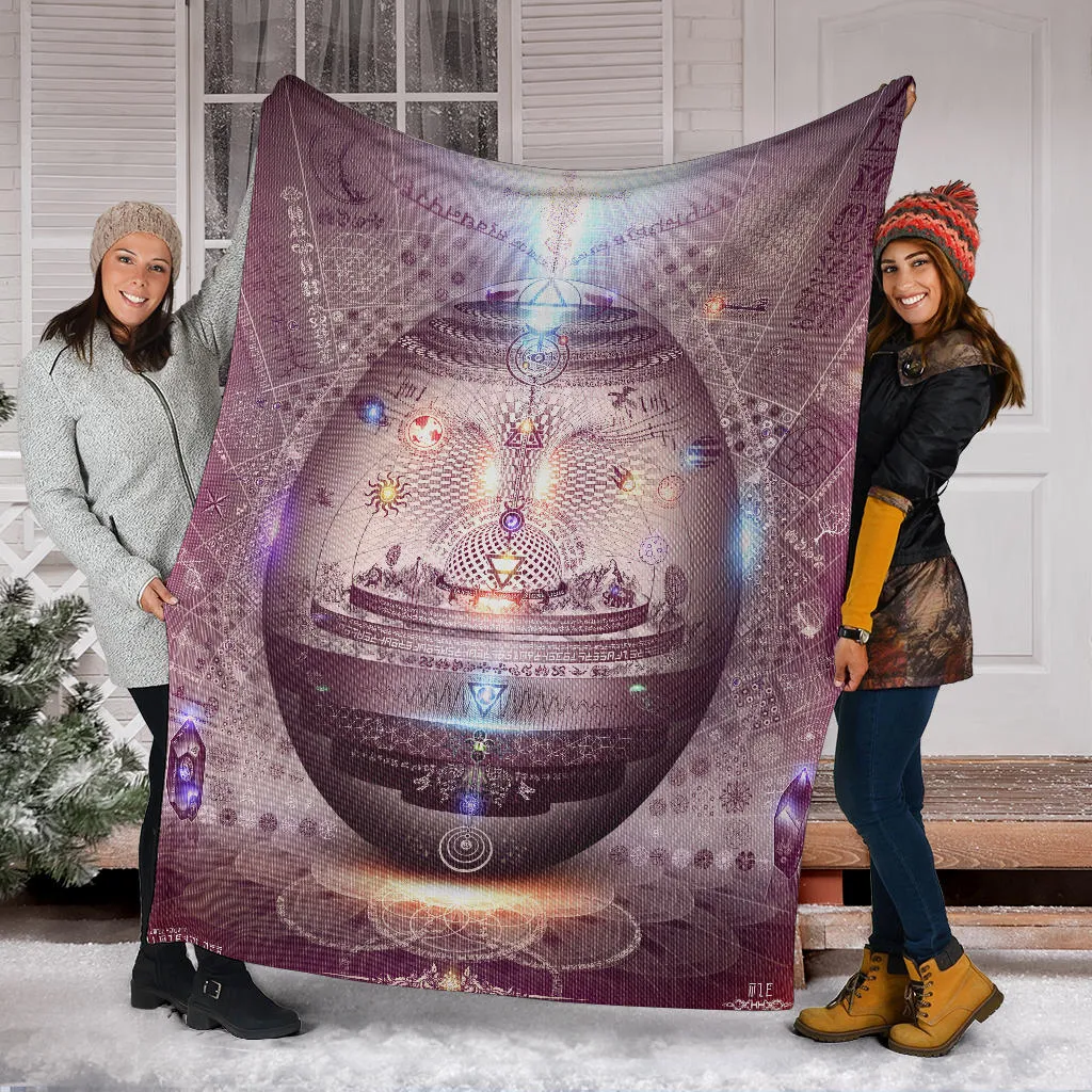 Cosmic Egg Micro Fleece Blanket