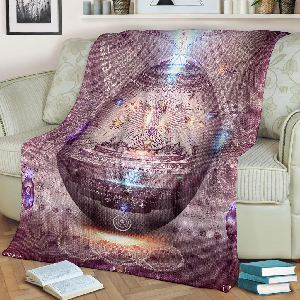 Cosmic Egg Micro Fleece Blanket