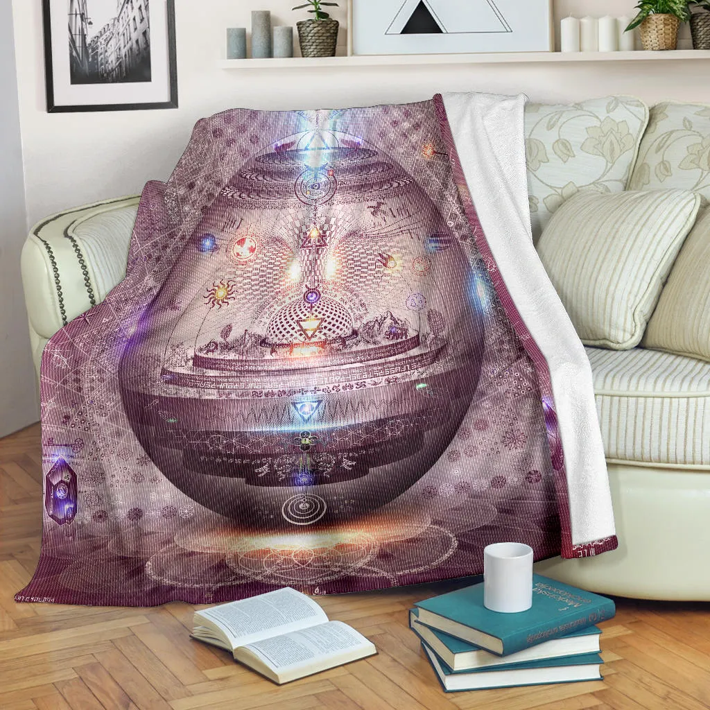 Cosmic Egg Micro Fleece Blanket