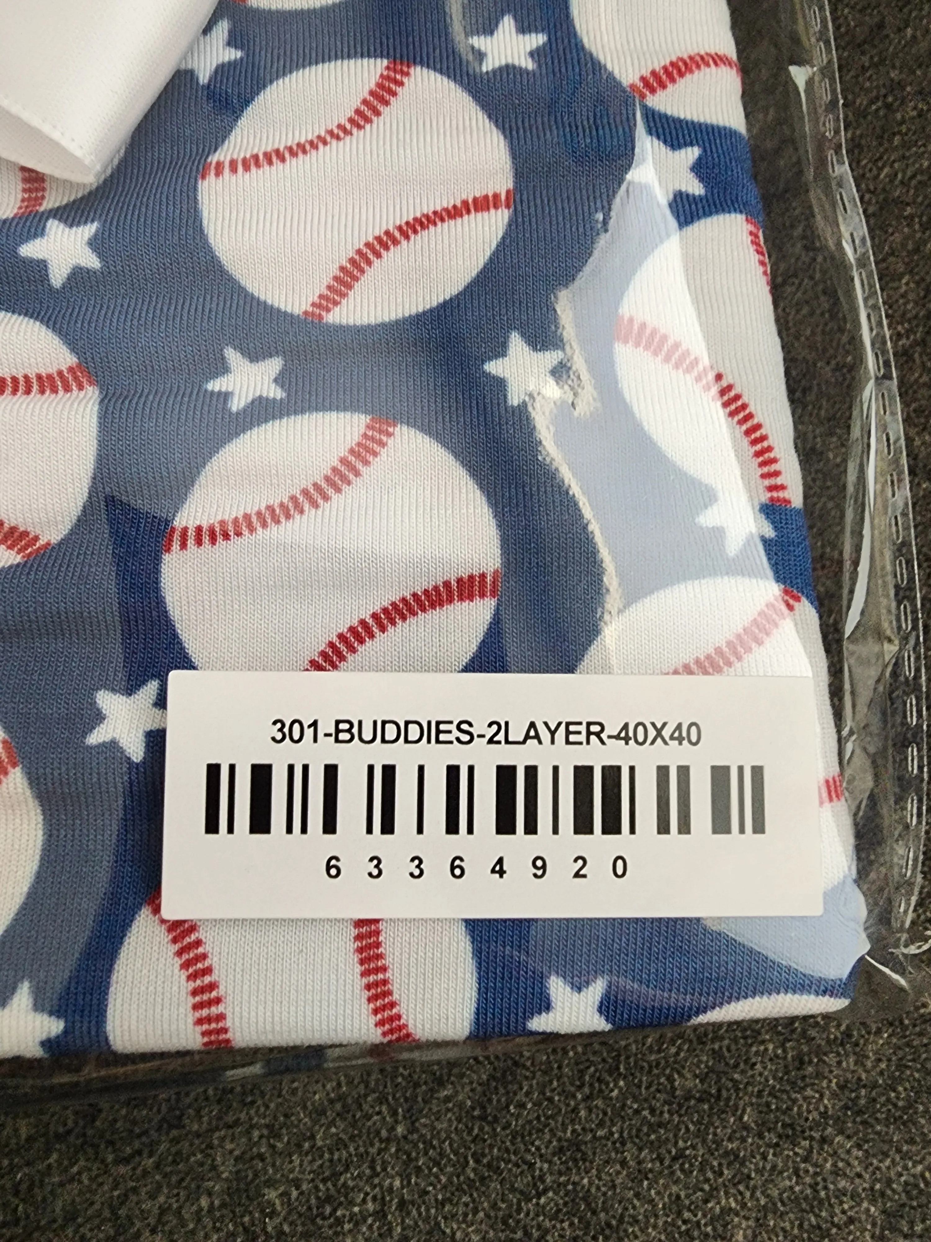 CP Bluey, Bingo, Mum and Dad Spring Fever Baseball Baby Blanket