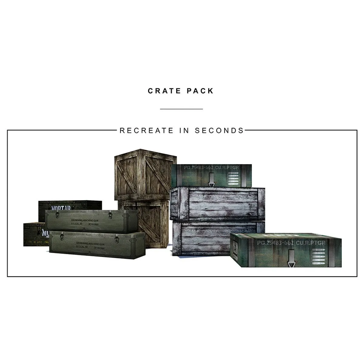 Crate Pack Pop-Up 1:12 Scale Diorama - Extreme Sets