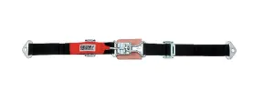 Crow 2" Latch & Link 52" Lap Belt - Black