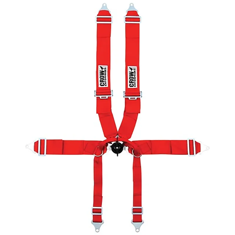 Crow 6-Way Latch & Link 2" Formula/Indy Car Harness - Red