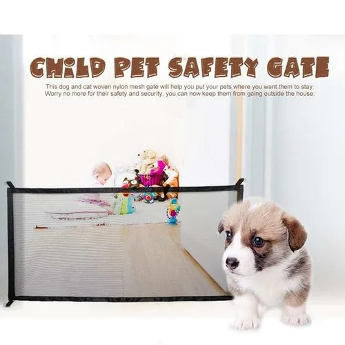 Dog Gate Ingenious Mesh Dog Fence For Indoor And Outdoor