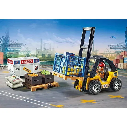 Forklift Truck with Cargo 71528