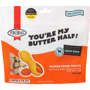 Freeze-Dried Raw Dog Treats <br> You're My Butter Half