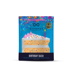 GIVEPET BIRTHDAY BASH 6 oz SOFT TREAT