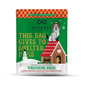 Givepet Gingerbone House PB, Cinnamon & Ginger 6 oz