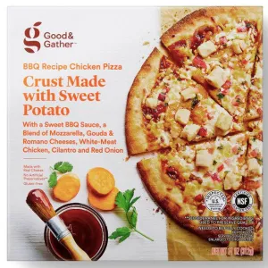 Good & Gather Gluten Free Sweet Potato Crust BBQ Chicken Frozen Pizza, 11oz.