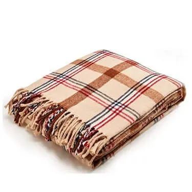 Highlands Collection Tartan Plaid Design Turkish Throw Blanket