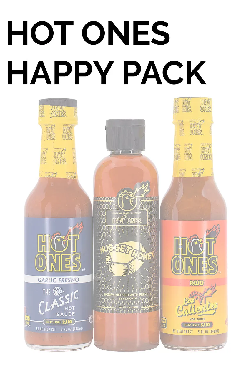 Hot Ones Hot Sauce Happy Pack