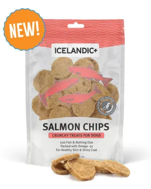 Icelandic  Salmon Fish Chips Dog Treats 2.5oz