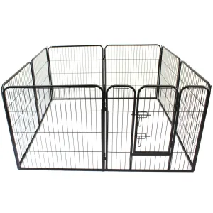 Medium Pet PlayPen Heavy-Duty Enclosure Cage Puppy Dog Fence