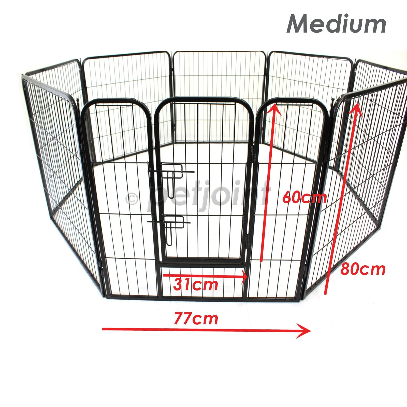 Medium Pet PlayPen Heavy-Duty Enclosure Cage Puppy Dog Fence