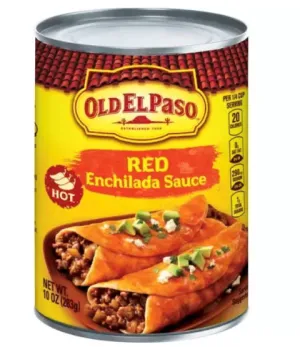 Old El Paso Hot Red Enchilada Sauce 10oz (BEST BY: FEB 2024)