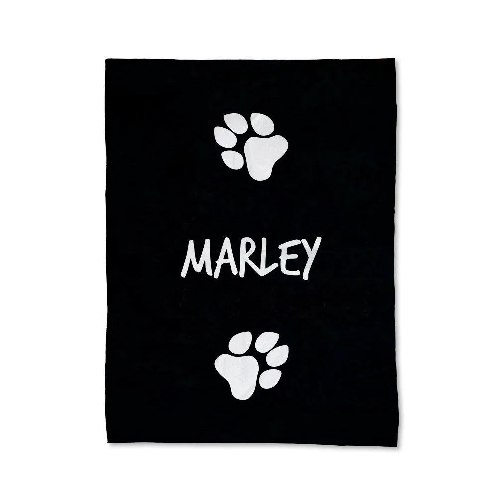 Paw Prints - Dog Blanket - Large