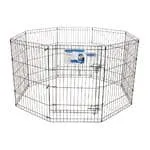 Petmate Exercise Pen with Door Black 1ea/36 in