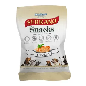 Serrano Snacks | Dog Training Treats | Natural Bitesize Bones - 100g