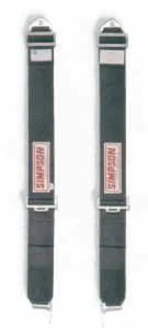 Simpson 3" Individual Shoulder Harnesses - For Camlock Type Systems - Bolt-In - Red