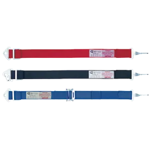 Simpson Anti-Submarine Belt - Semi-Adjustable - 27" Length - Latch & Link - Bolt-In - Blue