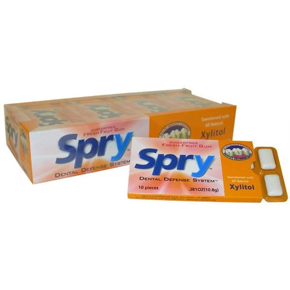 Spry Gum Fruit 10 pieces