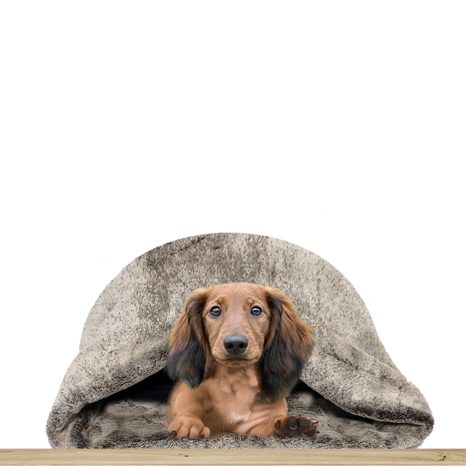 st moriz grey dog nest bed