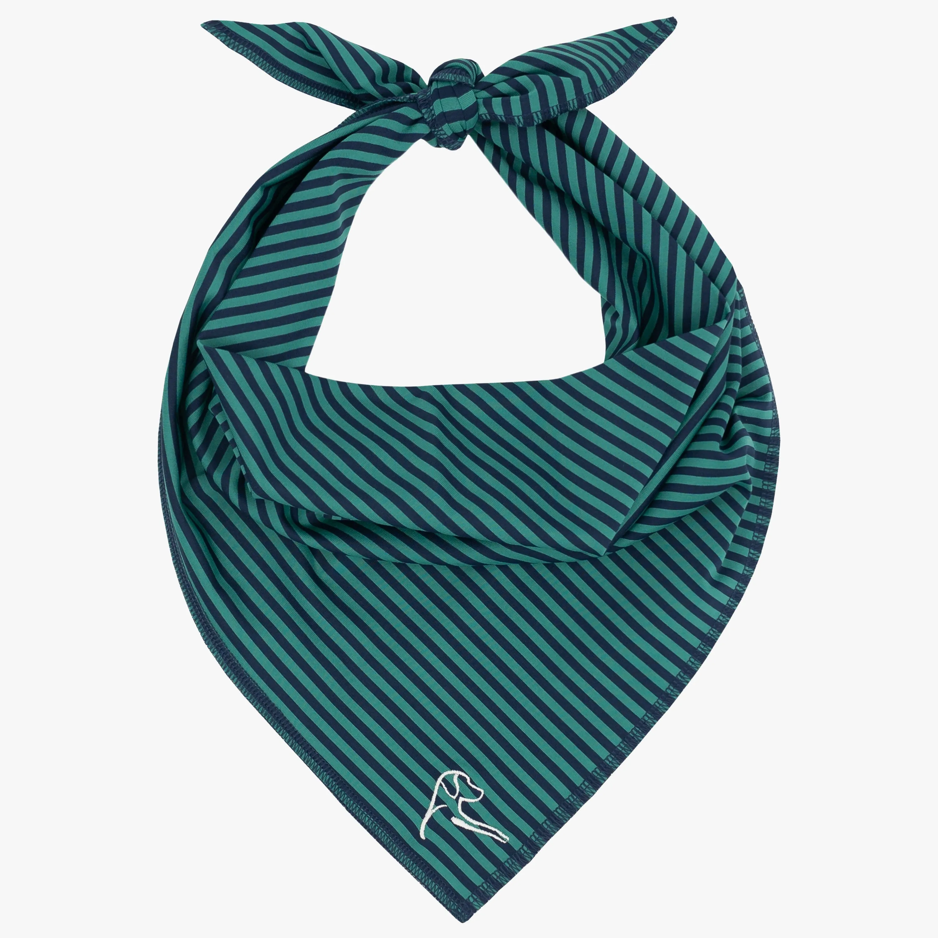 The Birdie Stripe | Performance Bandana | The Birdie Stripe - Leaf Green/Fleet Navy