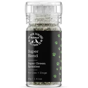 The NZ Natural Pet Food Co. Super Blend Super Green Sprinkles for Cats & Dogs 40g