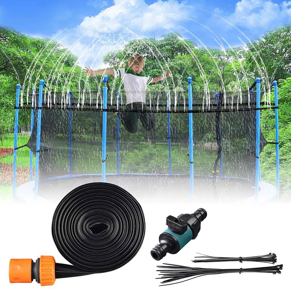 TheLAShop Trampoline Sprinkler Water Sprayer for Trampoline 39FT