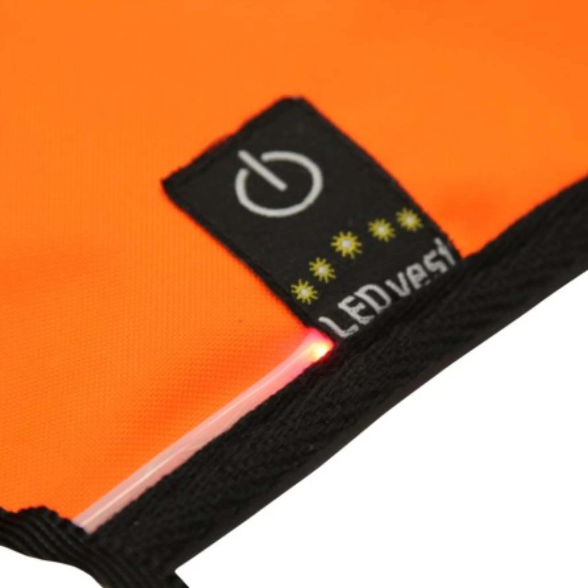 USB Charging Maxi LED Safety Vest - Orange