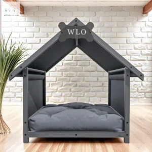 WLO® Gray Basic Plus Modern Dog House