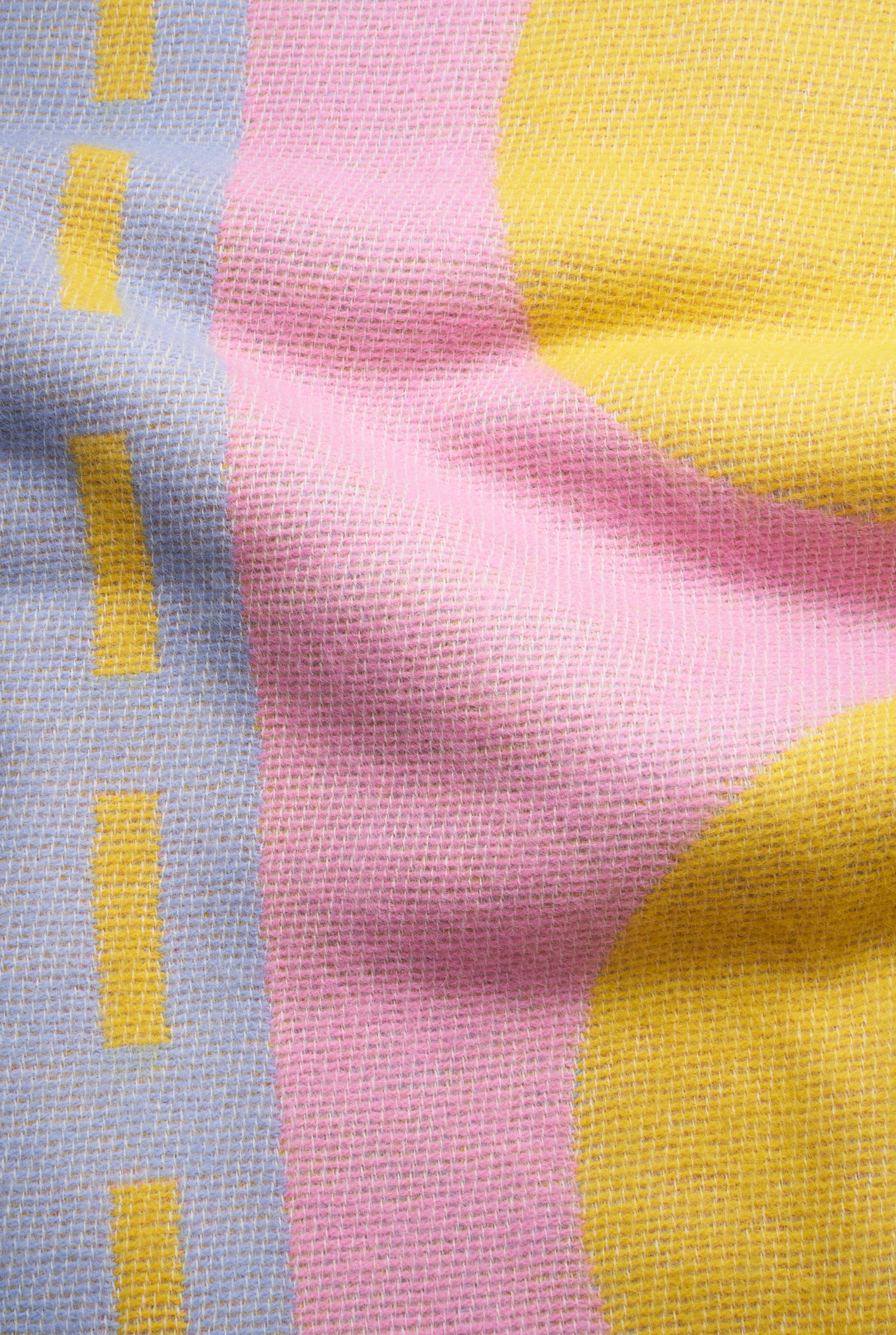 Wool Blanket "Post It" by Sophie Probst