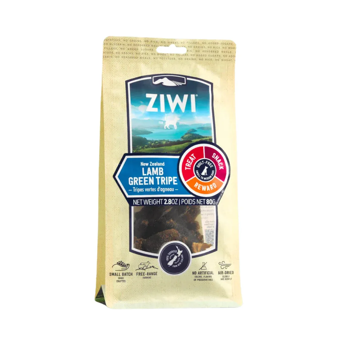 ZiwiPeak Oral Healthcare Chews - Lamb Green Tripe 80g